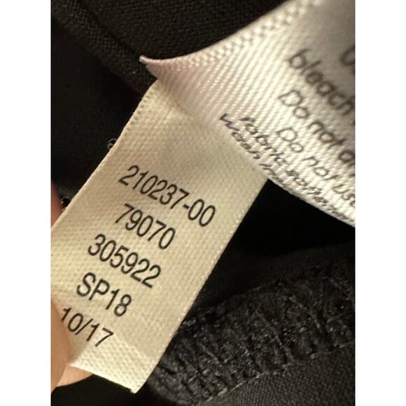 Athleta Pants Womens Medium Black Stellar Cropped Leggings Zipper Pockets - Picture 8 of 10